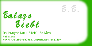 balazs biebl business card